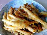 美味的香辣鸡爪做法图解4)