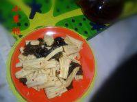 家常菜凉拌木耳腐竹
