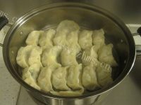美味的素馅蒸饺