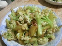 家常菜炒花菜