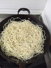 美味的豆角焖面做法图解7)