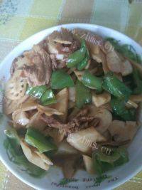 家常菜炒藕片