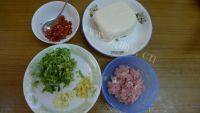 甘脆的肉末烧豆腐做法图解1)