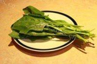 四溢的菠菜鸡蛋饼做法图解1)