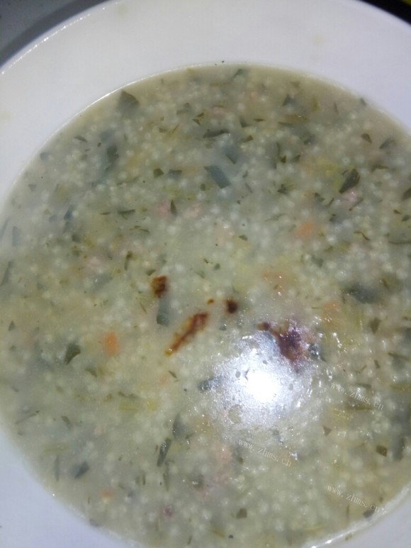 蔬菜瘦肉粥