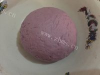 自制紫薯玫瑰花做法图解3)