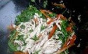 家常菜鸡丝豌豆苗