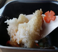 美味香肠锅巴煲仔饭做法图解13)