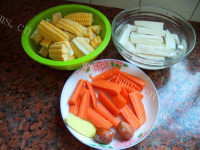 美味的粟米清鸡汤做法图解3)