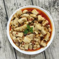 美味的麻辣豆腐做法图解12)