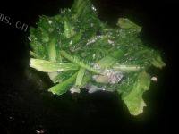 家常菜蒜香莴笋叶