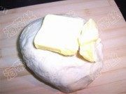 蜜红豆面包做法图解3)