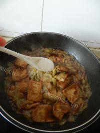 家常菜白菜豆腐炖粉条做法图解12)