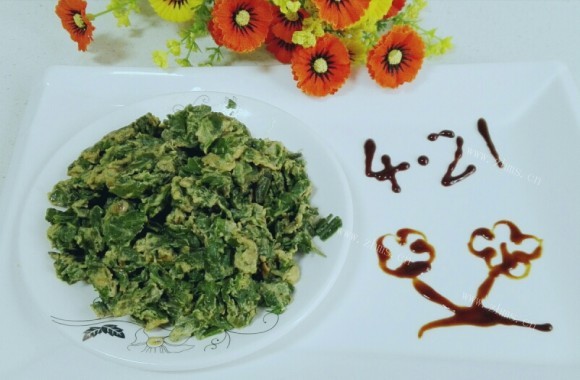 美味香椿炒鸡蛋