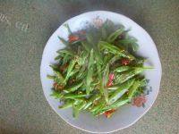 香味四溢的炒四季豆