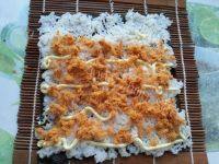 自己做的肉松紫菜包饭做法图解5)