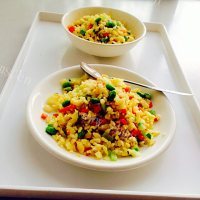 清淡的青豆炒饭做法图解12)