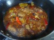 美味干锅羊肉做法图解9)