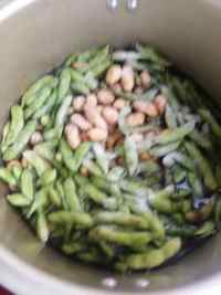 下酒菜水煮花生毛豆