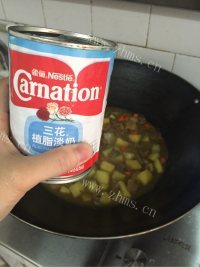 家常牛肉咖哩饭做法图解5)