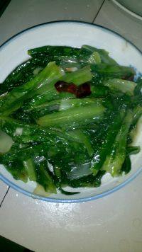 家常菜炒莴笋叶
