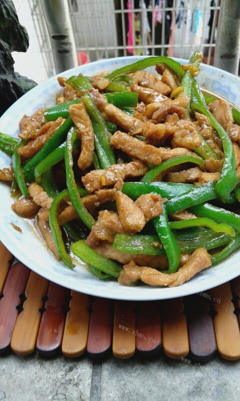 色香味俱全的青椒肉丝