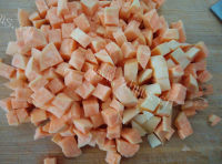 胡萝卜红薯玉米碴稀饭的做法图解四
