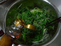 家常菜菠菜拌粉条做法图解7)