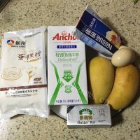 香气浓郁的芒果千层蛋糕做法图解1)