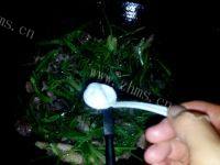 酥脆芹菜炒肉片做法图解7)