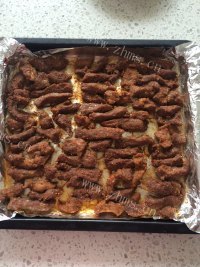美味的麻辣猪肉干