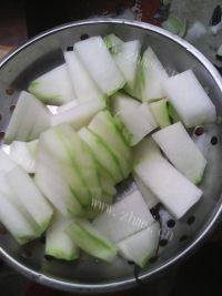 美味的青番茄红烧冬瓜做法图解1)