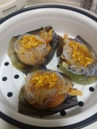 诱人的蒜蓉粉丝蒸带子