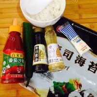 美味的番茄寿司卷做法图解1)