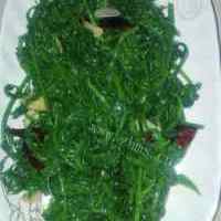 美味的清炒野生水蕨菜的做法图解七