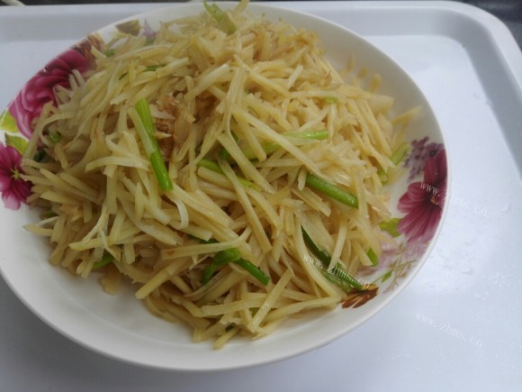 清脆爽口的炒土豆丝