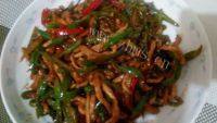 家常菜尖椒肉丝