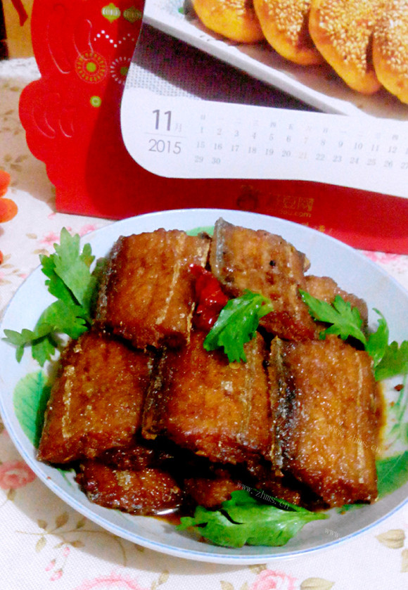 香喷喷的红烧带鱼