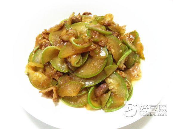 肉片炒瓠瓜