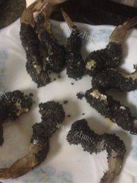 芝麻节节高升虾做法图解5)
