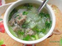 营养丰富的肉丸冬瓜汤