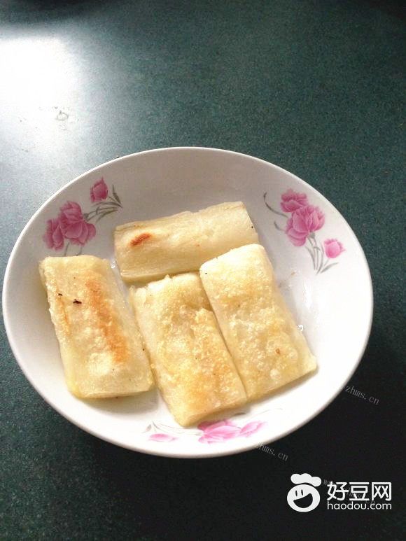 诱人的煎年糕