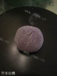 自制紫薯糯米糍