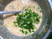 好吃的泡菜饼做法图解4)