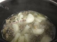 滋补的白萝卜牛碎肉汤的做法图解八
