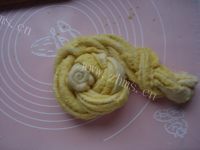 自制椰蓉花朵造型面包的做法图解十二
