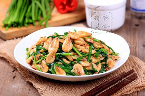 简单版韭菜炒小河虾