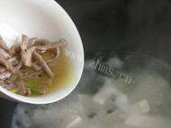 自己在家做小白菜豆腐汤做法图解5)
