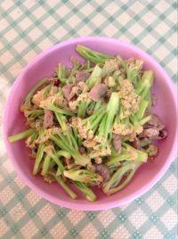 家常菜有机菜花炒肉