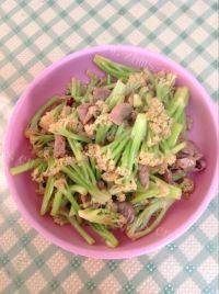 家常菜有机菜花炒肉